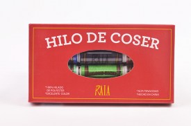 Pack 12 hilos coser RAIA 17x9cm colores  195 (2)